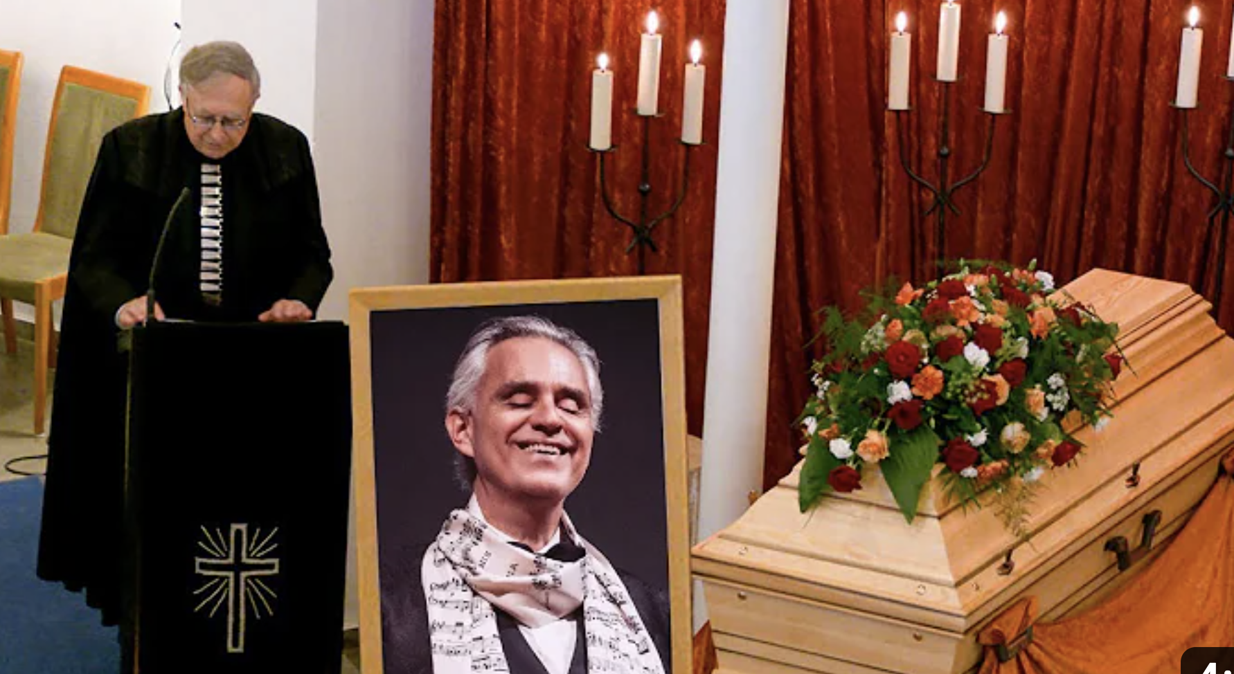 이탈리아  성악가  "안드레아 보첼리" 사망 소식??? 